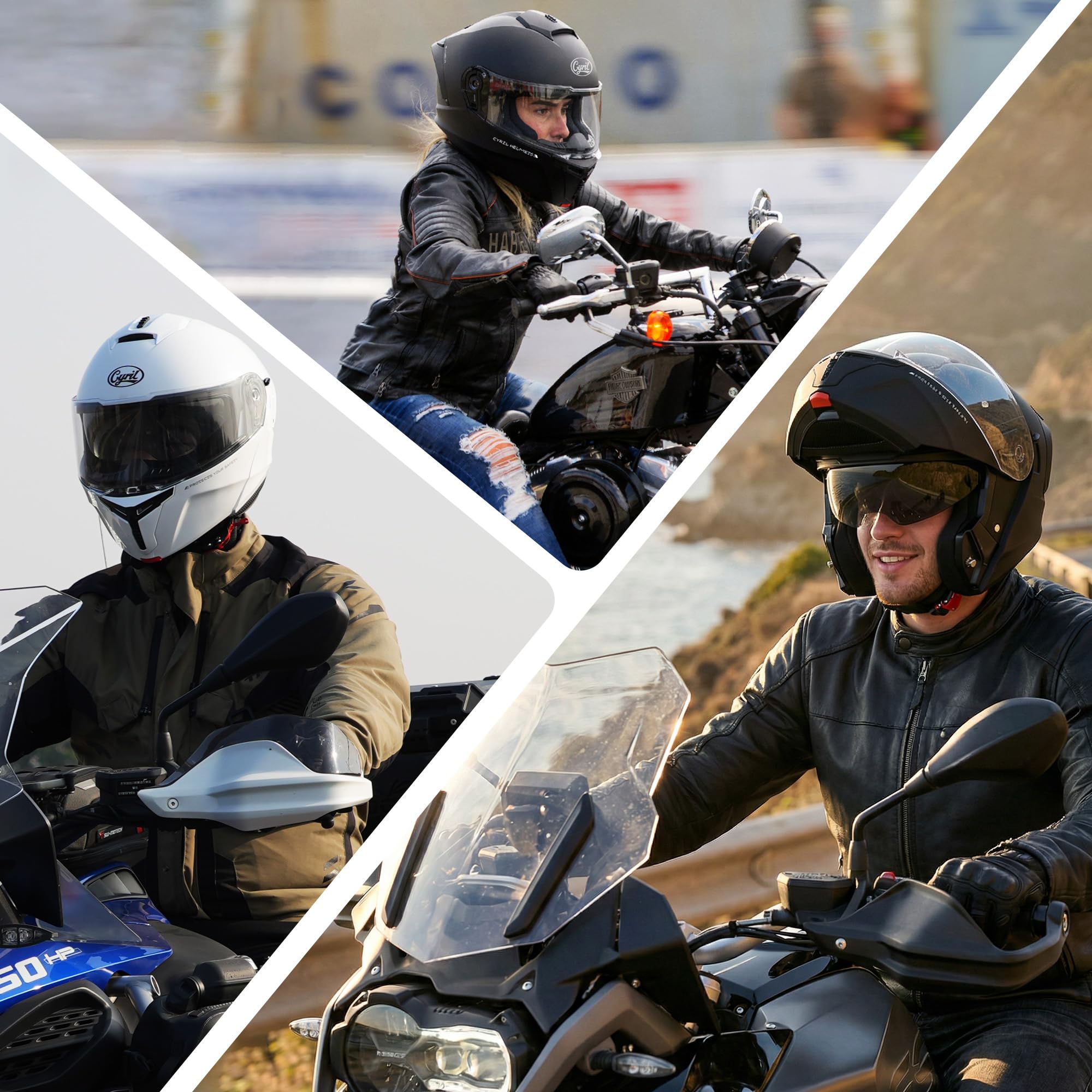 CYRIL modular helmet ventilation system promotes airflow to keep you cool.