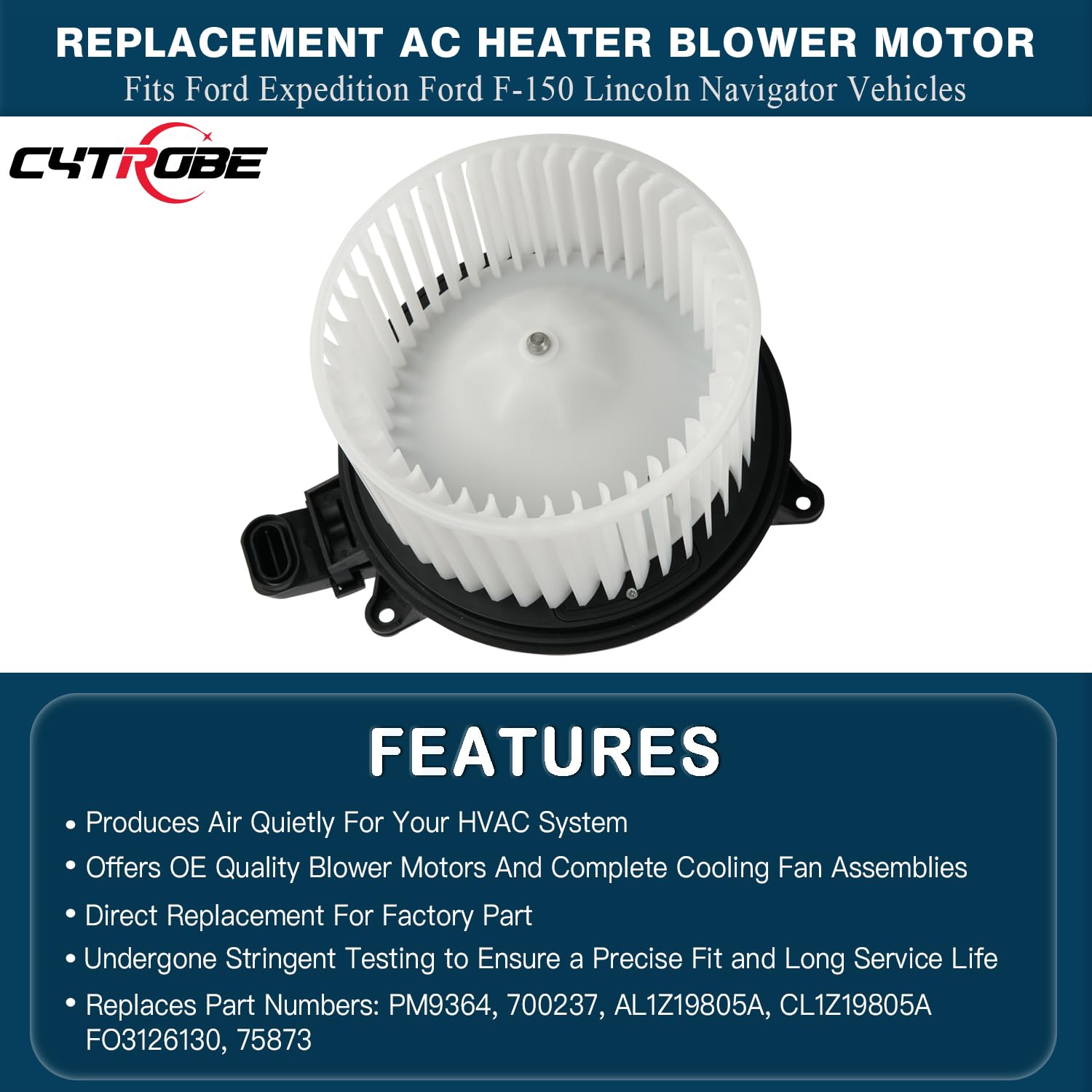 CYTROBE F-150 fit supports dependable cooling performance.