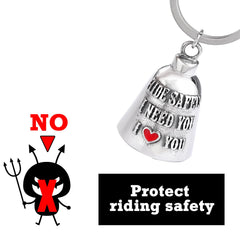 CYZBTBl motorcycle angel bell silver finish adds a sleek look and durable wear resistance.