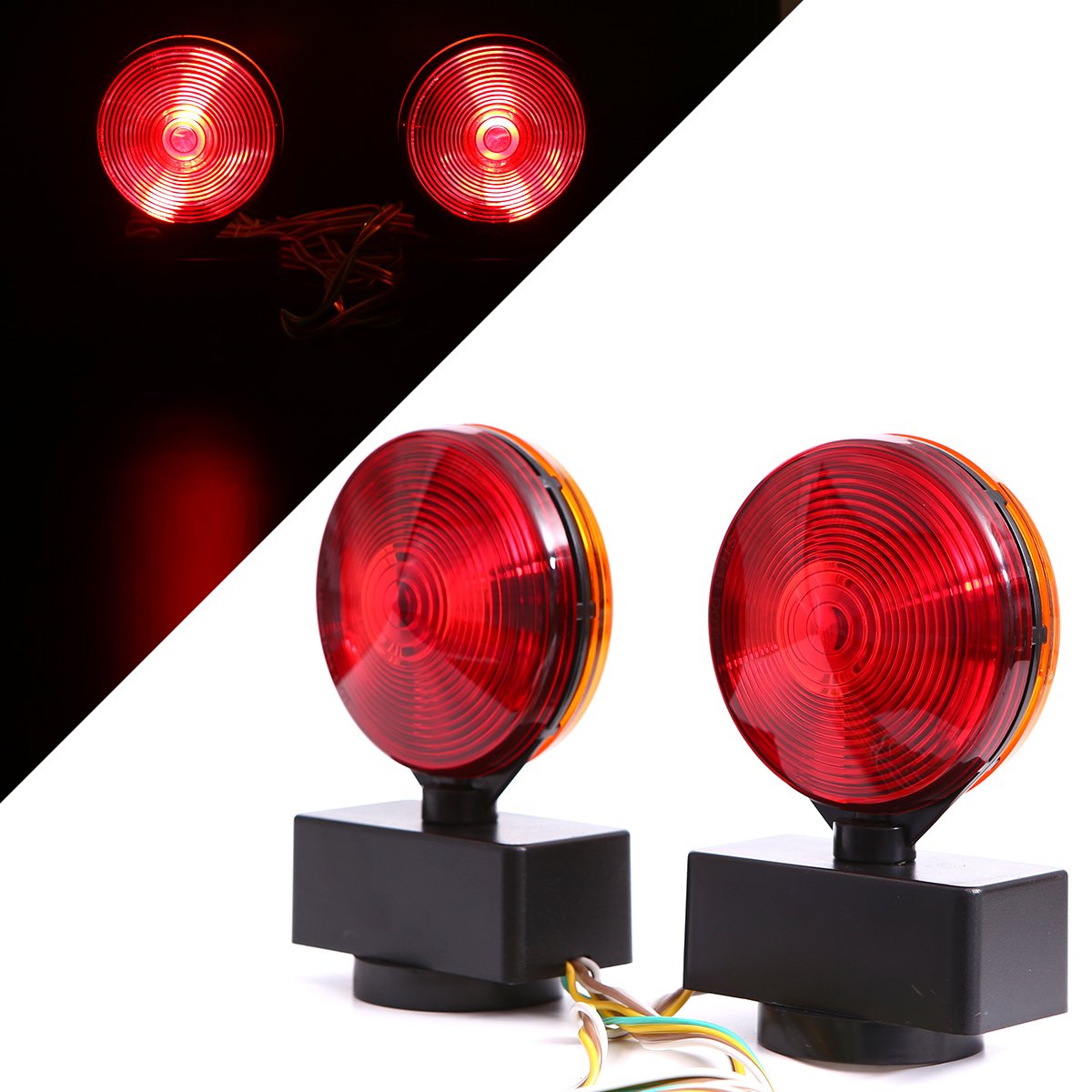 CZC AUTO rear amber flasher increases visibility for following traffic