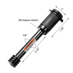 CZC AUTO lock head rotates 360 degrees for easy alignment