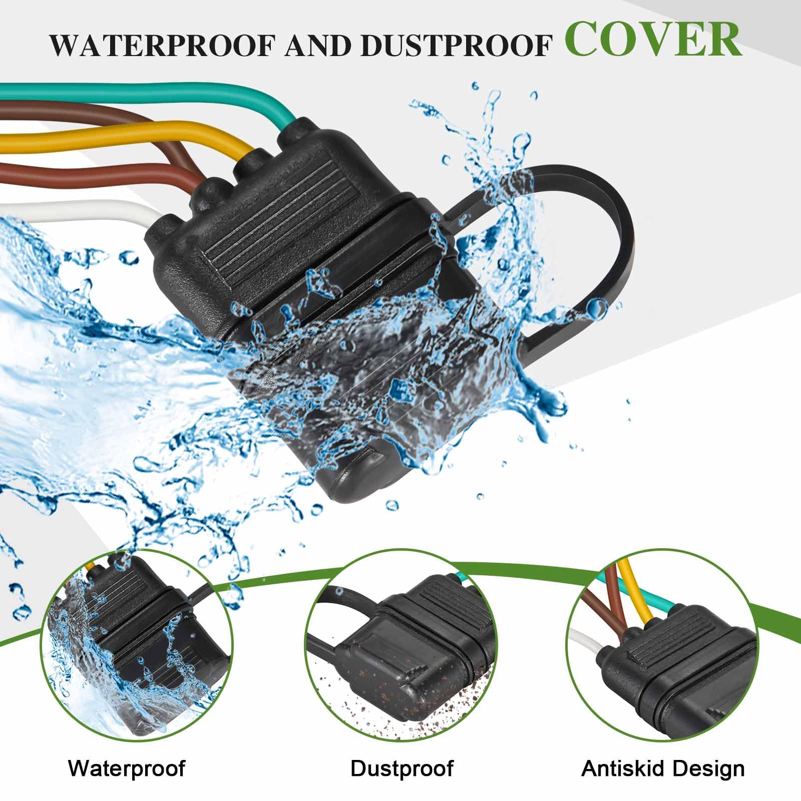 CZC AUTO color-coded wires for quick brake and turn signal connections