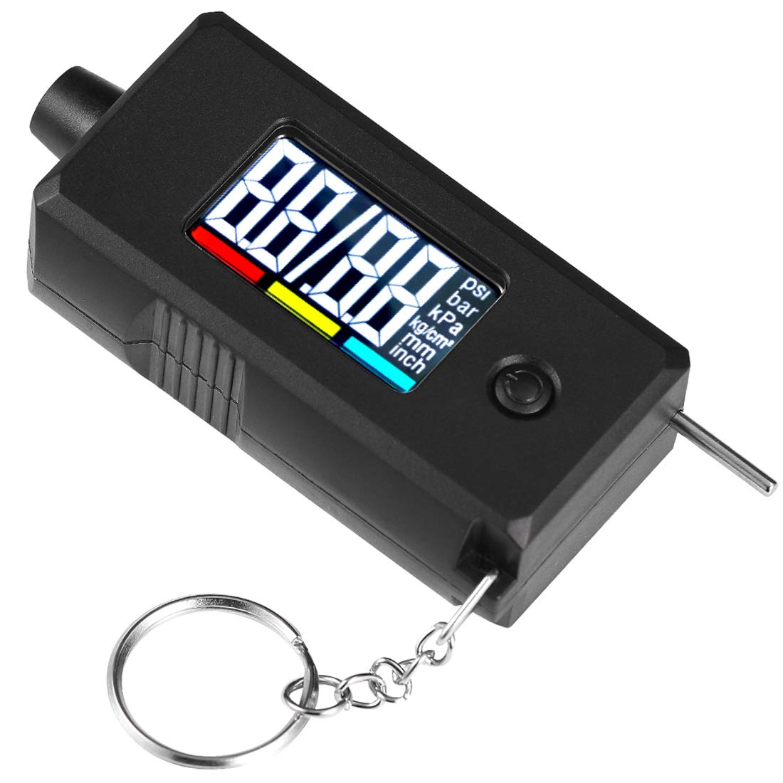 CZC AUTO digital tire pressure gauge front display for precise readings