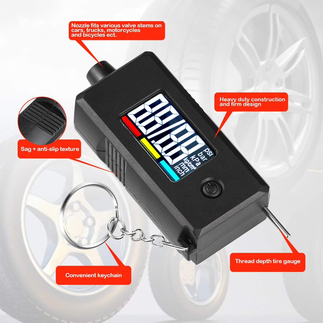 CZC AUTO nozzle fits various valve stems across vehicles
