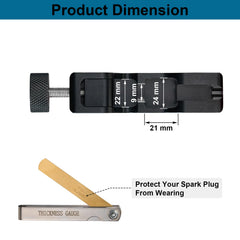 CZC AUTO gap tool with stainless steel feeler gauge for precise gaps