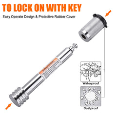 CZC AUTO chrome coated hitch lock resists corrosion for outdoor use