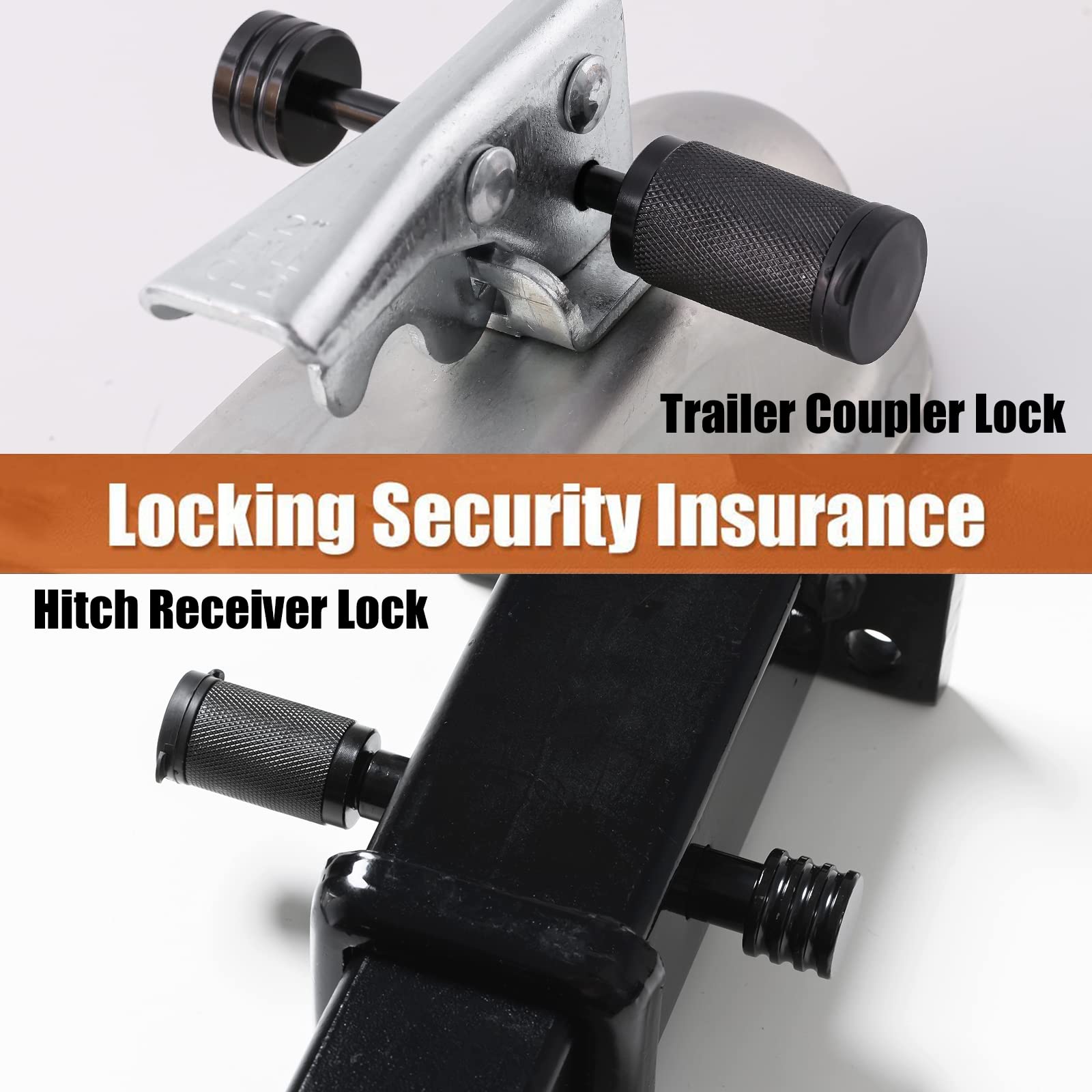 CZC AUTO coupler pin detail emphasizes 1/4 inch lock pin for latch-type couplers