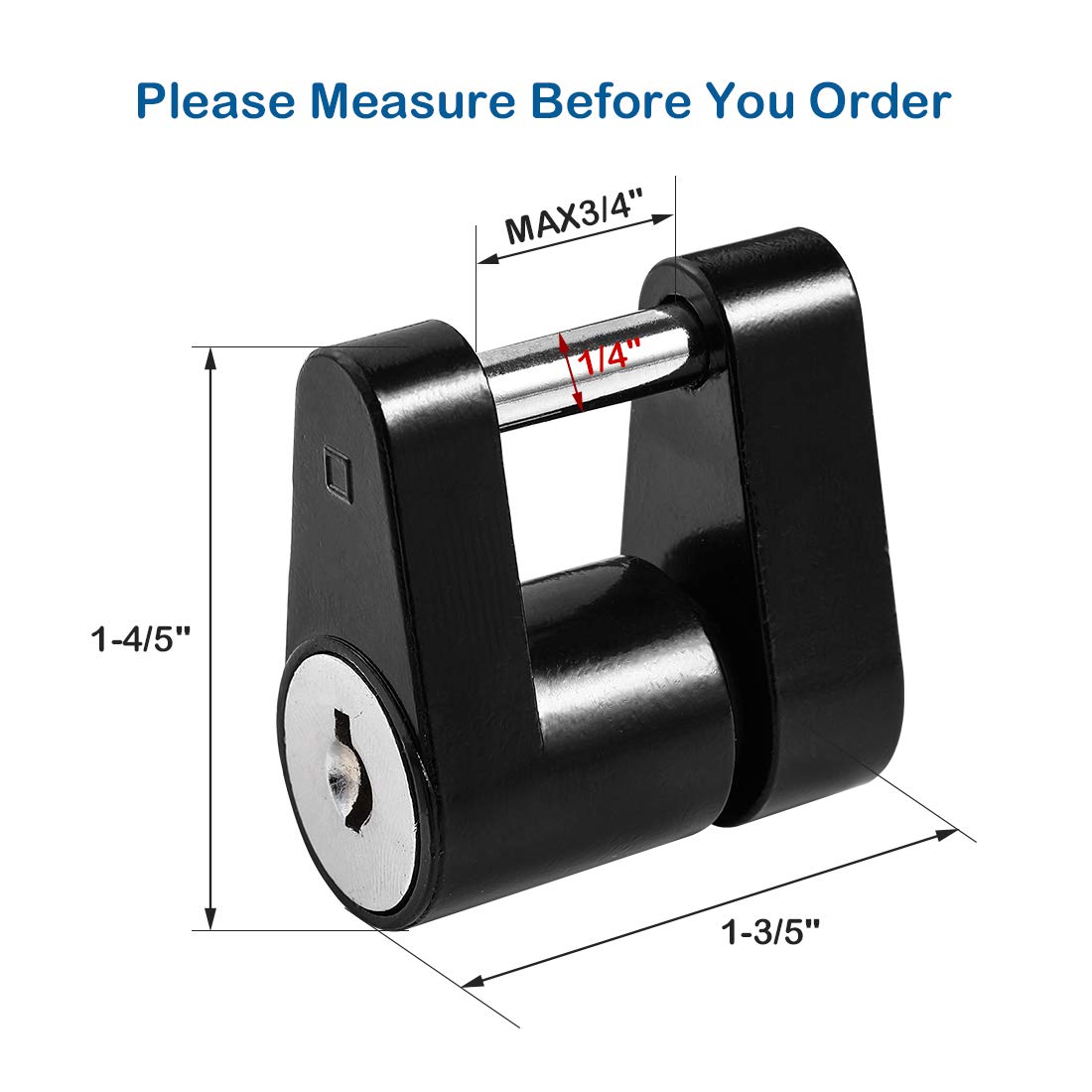 CZC AUTO lock pin fits a 3/4 inch span for versatile use.