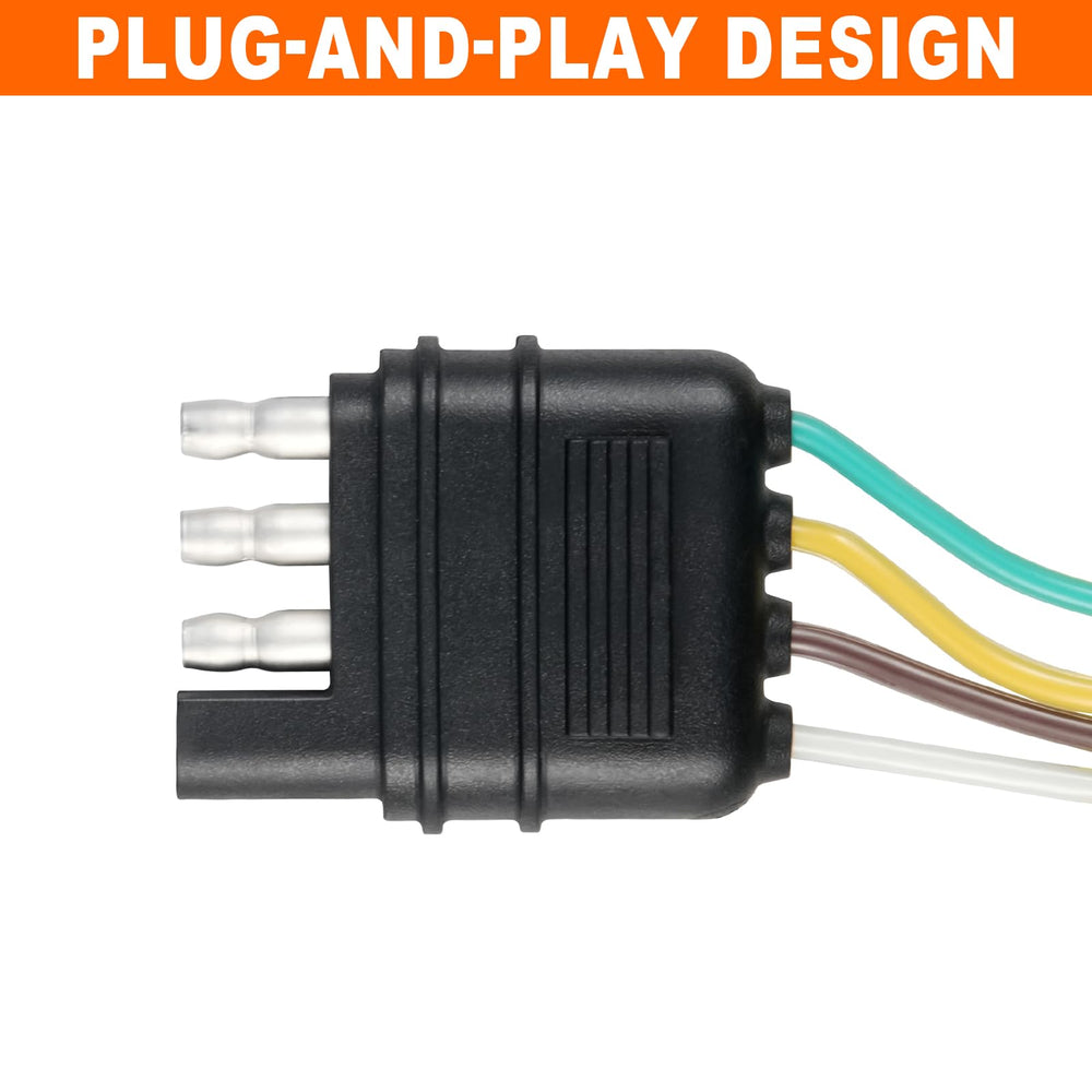CZC AUTO removable magnetic trailer lights are easy to detach