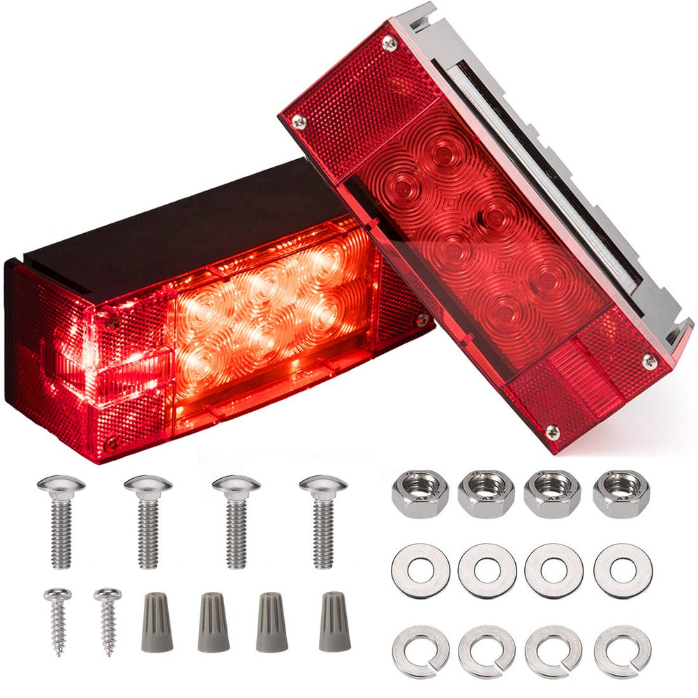 CZC AUTO submersible trailer light front view showcasing weatherproof design for boats