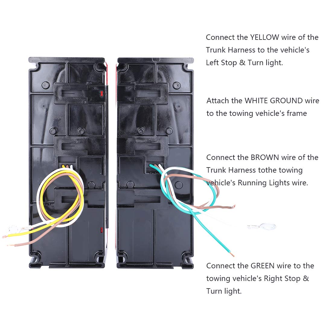 CZC AUTO wiring diagram assists correct connections for safe trailer setup