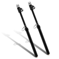 CZC AUTO tire pressure gauge front view with dual-head chucks for quick checks