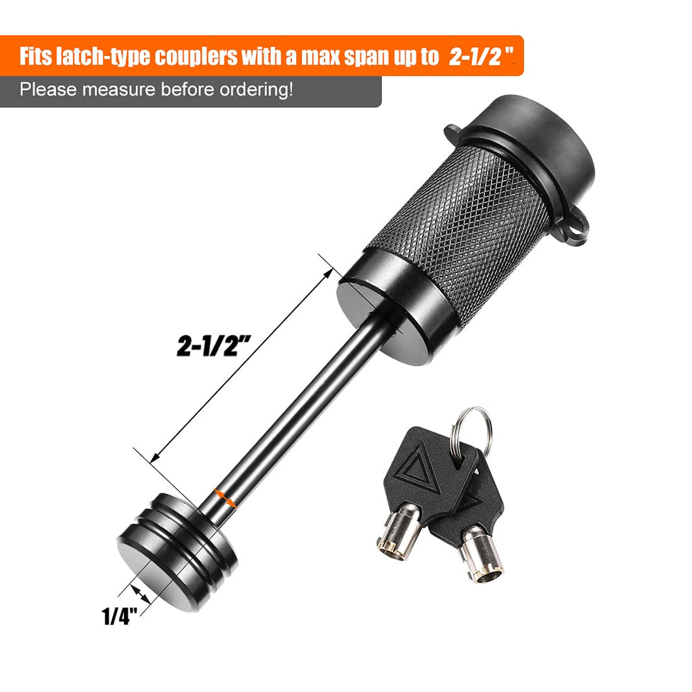 CZC AUTO lock shows 2-1/2 inch span for versatile latch type couplers