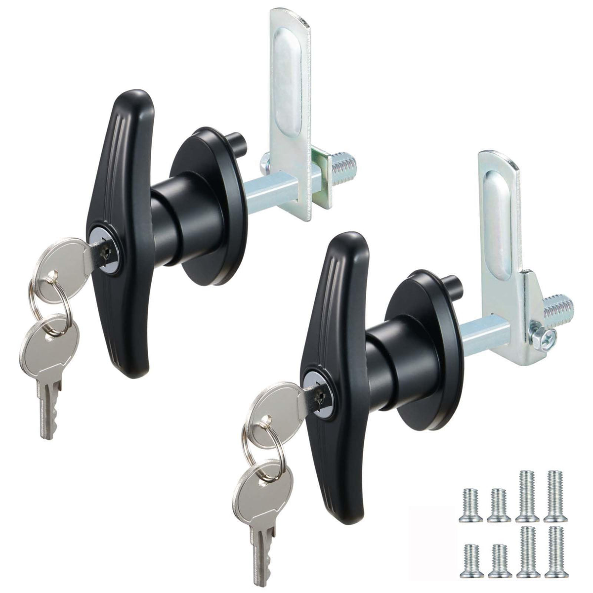 CZC AUTO T-Handle lock latch close-up highlighting rust-resistant finish