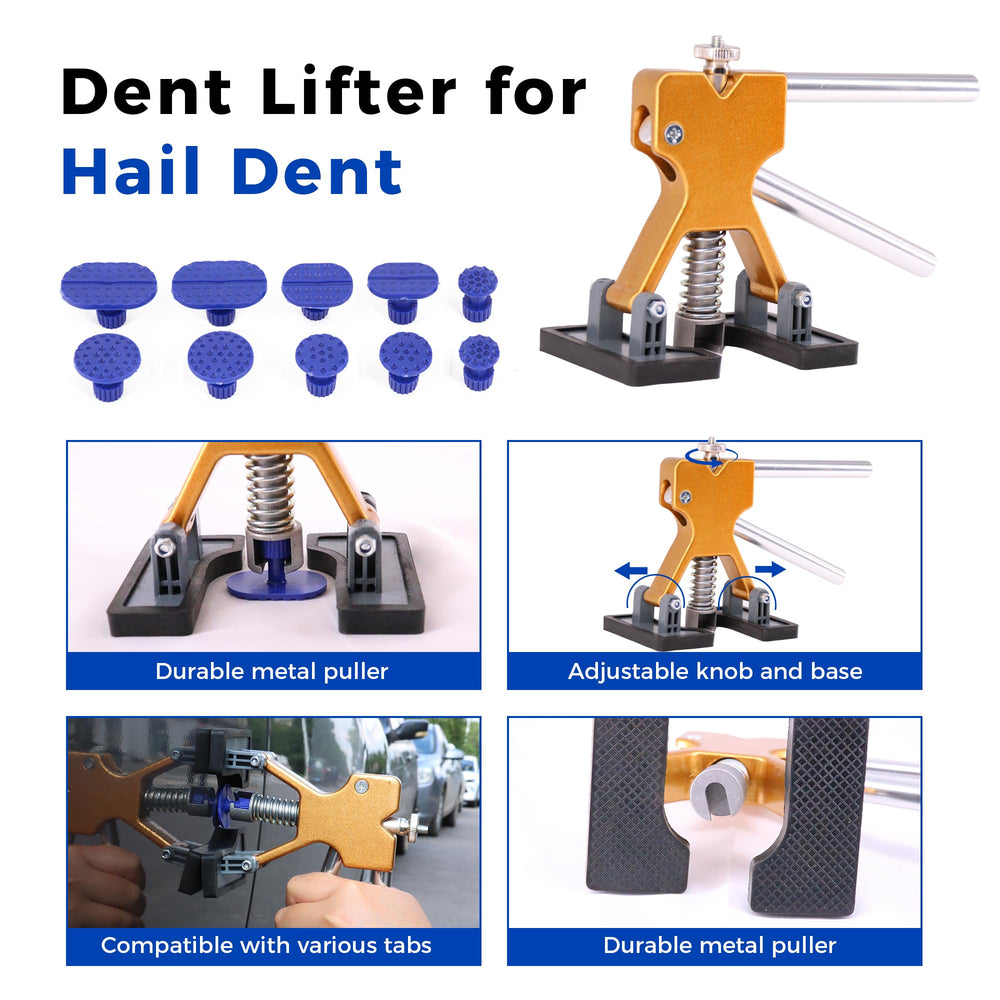 CZJCMECH bridge puller for medium dents in auto panels.