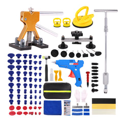 CZJCMECH car dent puller kit for paintless repair on auto panels.