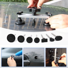 CZJCMECH dent repair tool set with bridge puller for medium dents.