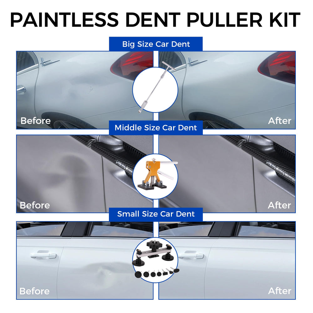 CZJCMECH suction cup dent puller helps lift dents without paint damage.