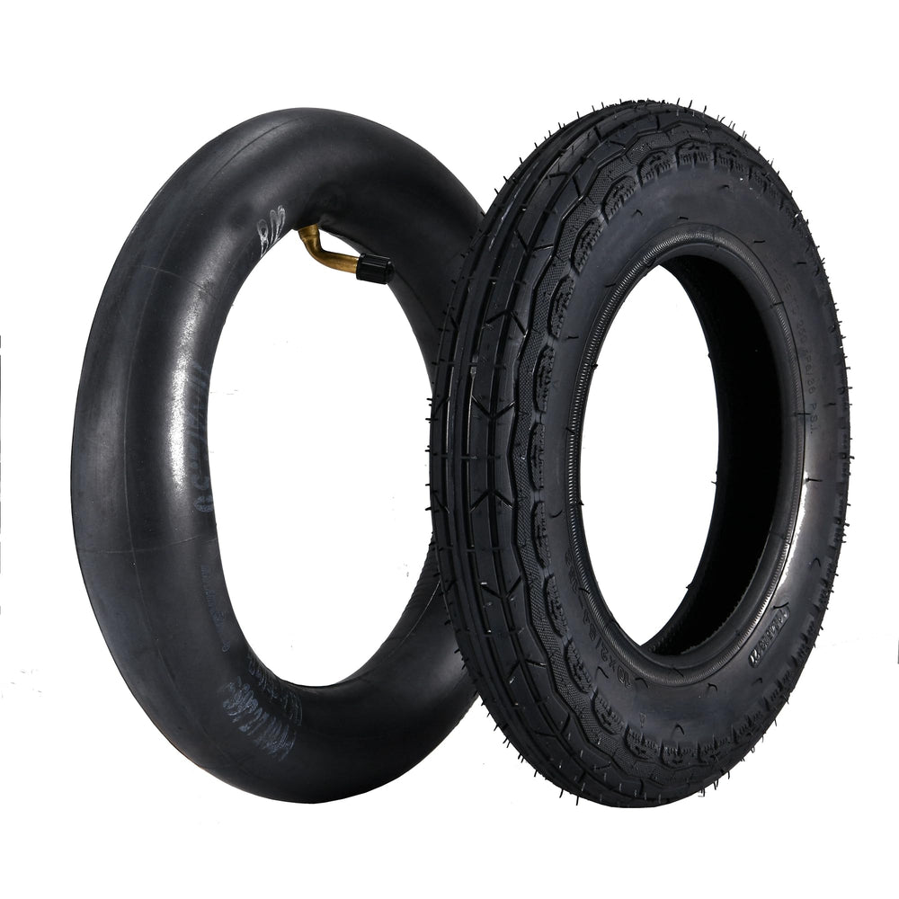 CZJIAWO 10inch scooter tire side view highlights durable construction for daily riding.