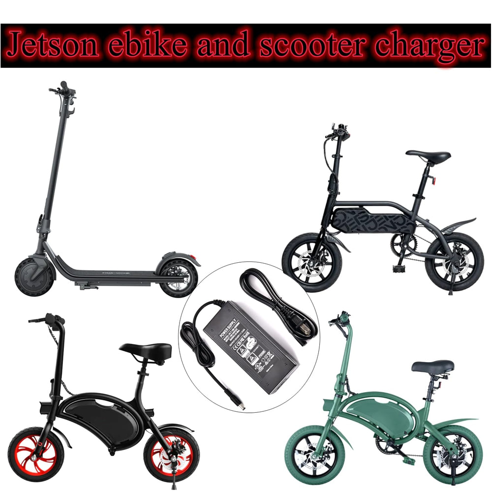 CZJIAWO 42V 2A charger for Hiboy KS4 with rugged build for daily use.