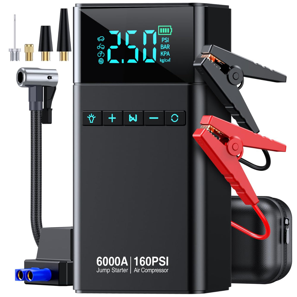 CZKBG YL03 jump starter front view for on-the-go emergencies