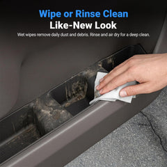 CZmenghe crew cab door storage organizer keeps interior neat and items within easy reach.
