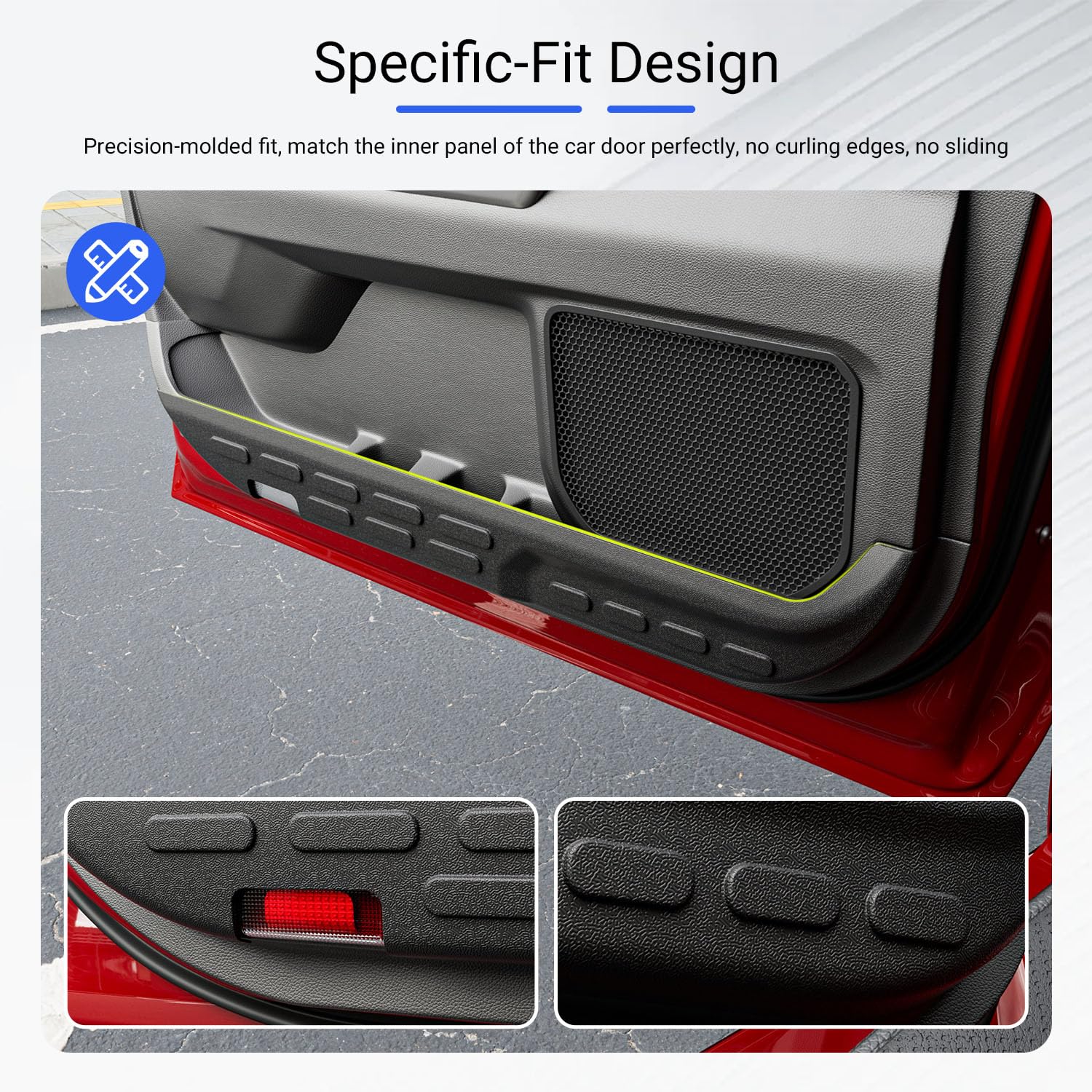 CZmenghe Tundra door protector front right guards against door edge scuffs