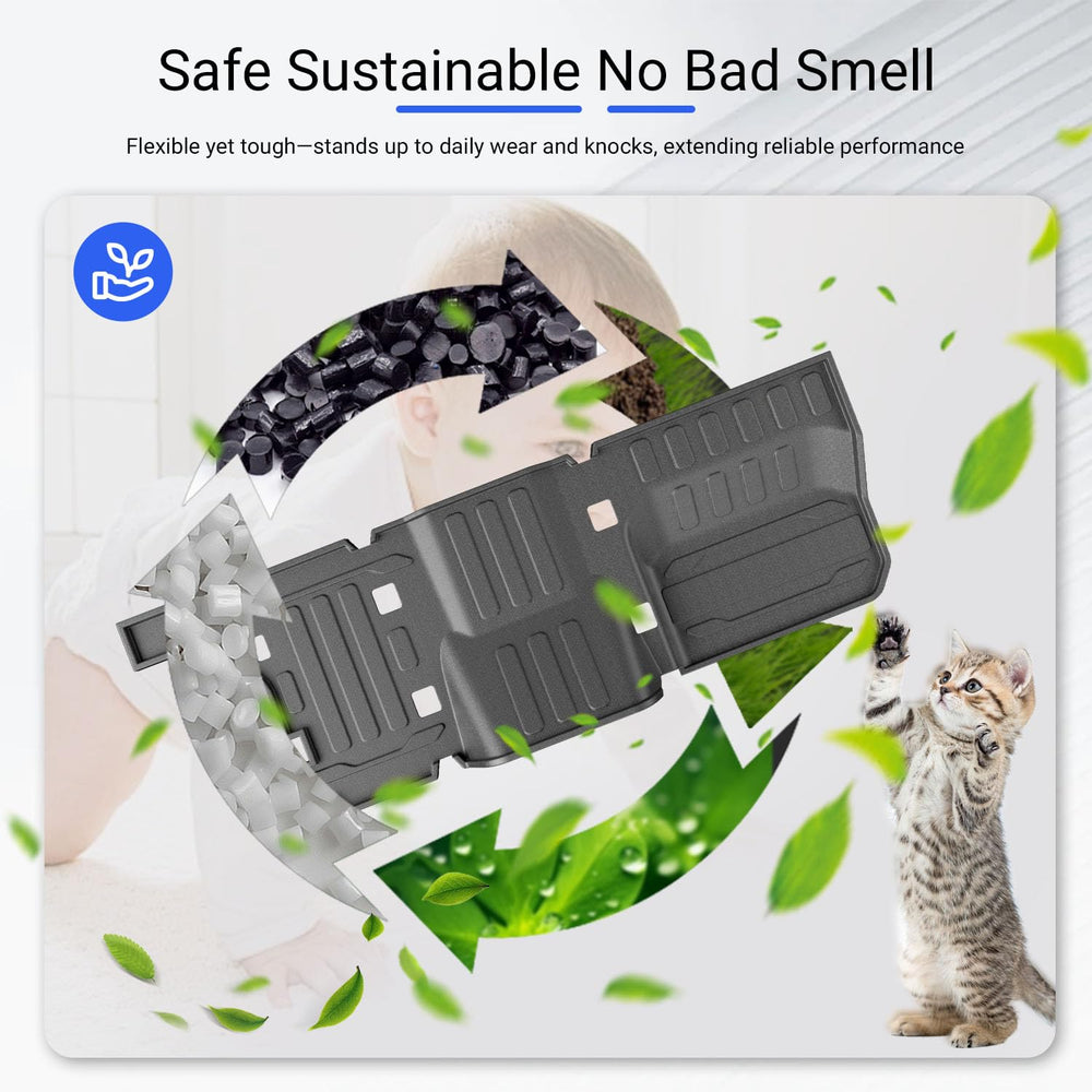 CZmenghe storage mat cleans easily with water to look like new.