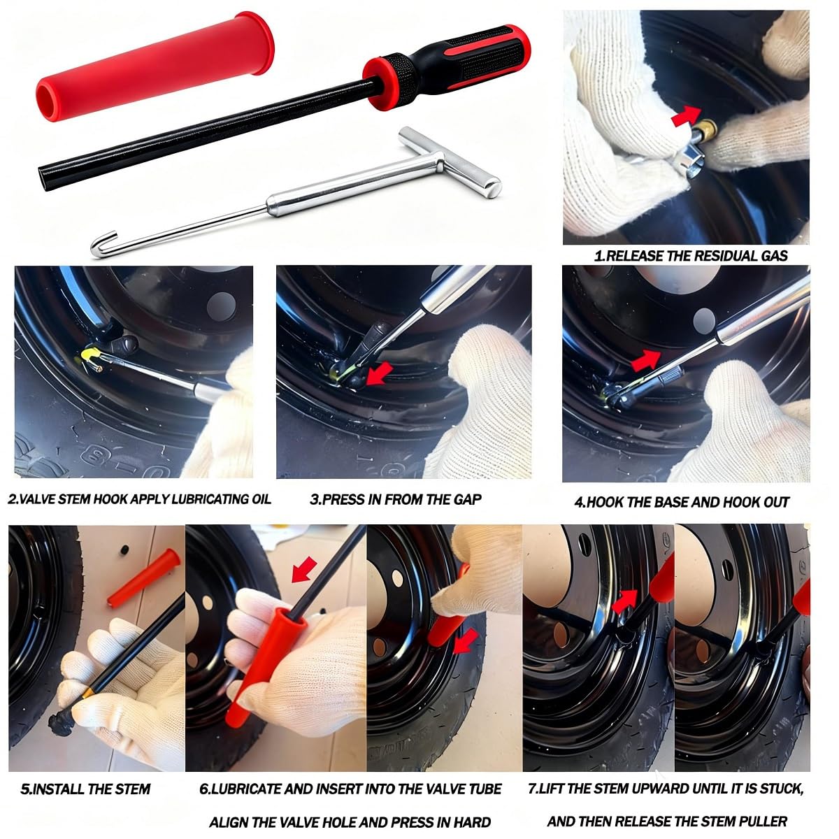CZRWJXW four way valve core tool in hand