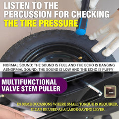 CZRWJXW longer valve stem puller improves installation and removal.