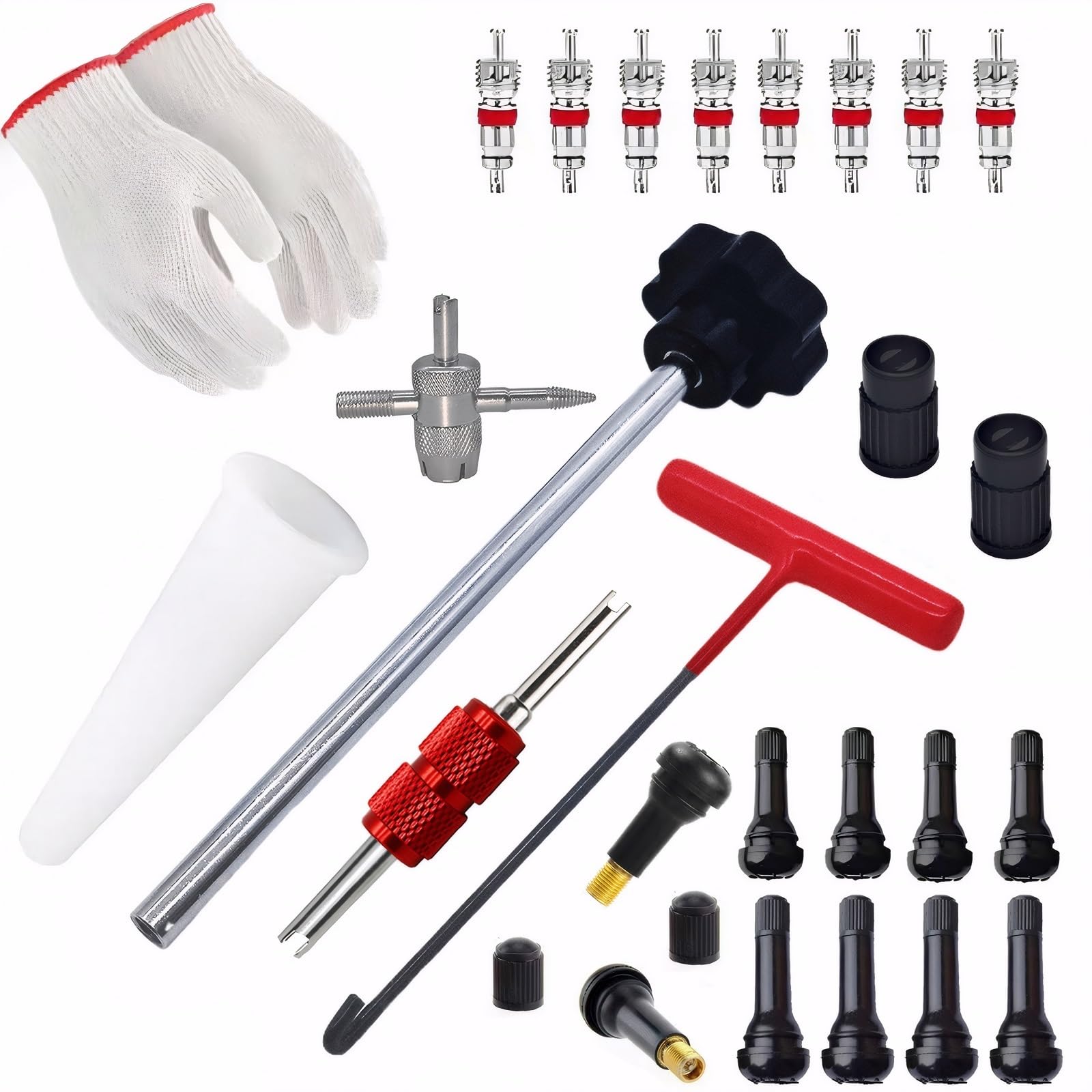 CZRWJXW valve stem puller ready for quick on-site tire maintenance without tire removal.