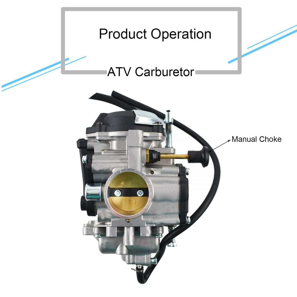 Czsmbt ATV carburetor installation scene highlighting ready-to-install quality.