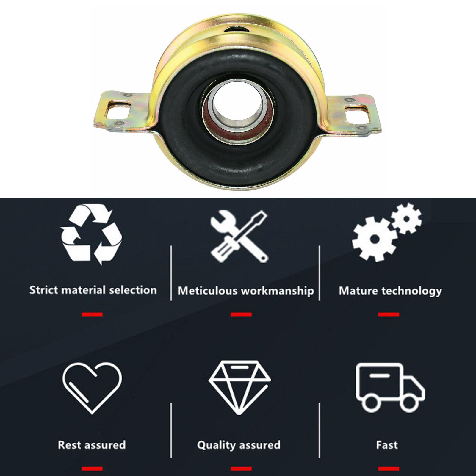 Czsmbt package includes a ready-to-install center bearing for easy replacement