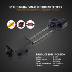 D-Lumina H13 decoder aluminum case with heat sinking for reliability