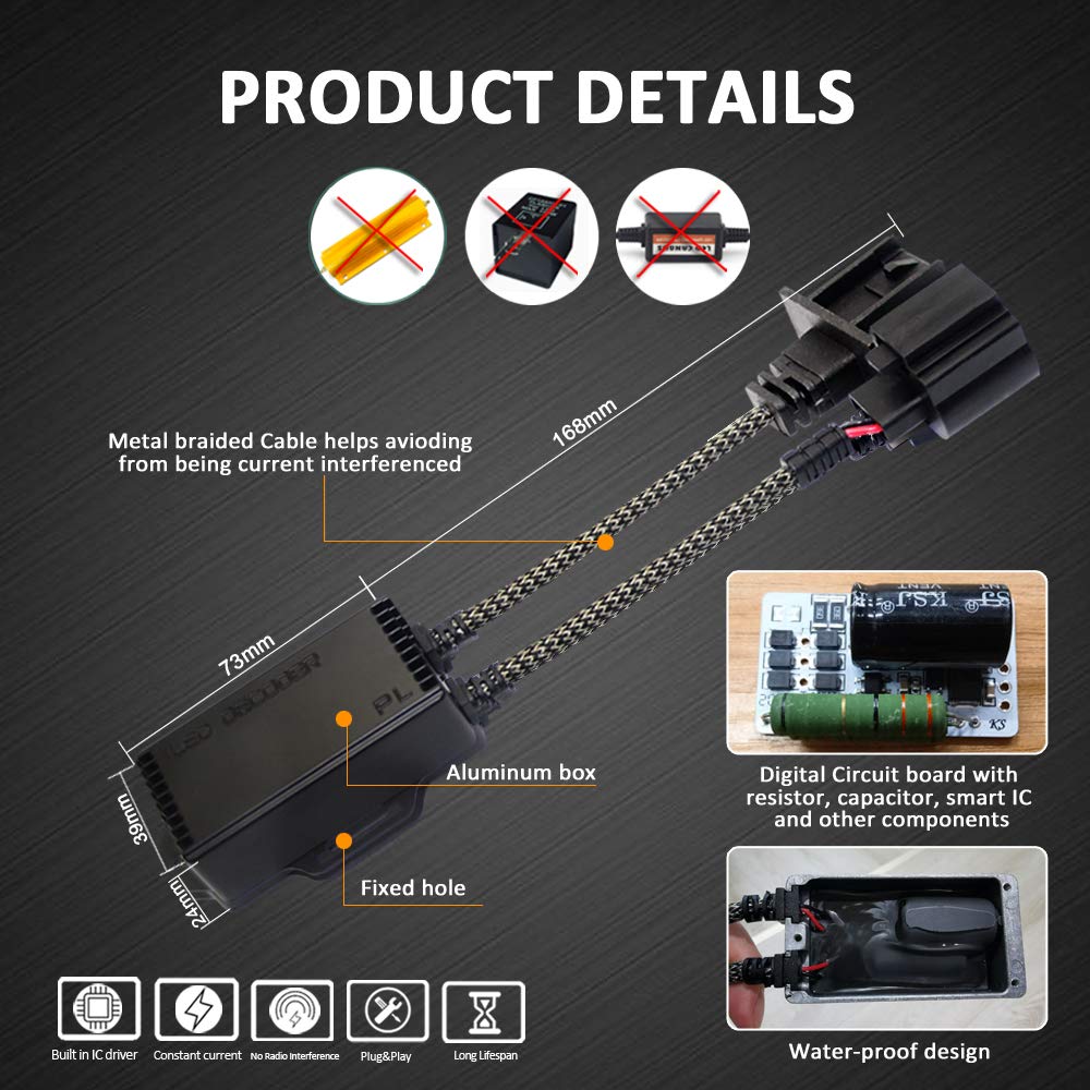 D-Lumina H13 decoder braided cable detail reducing interference