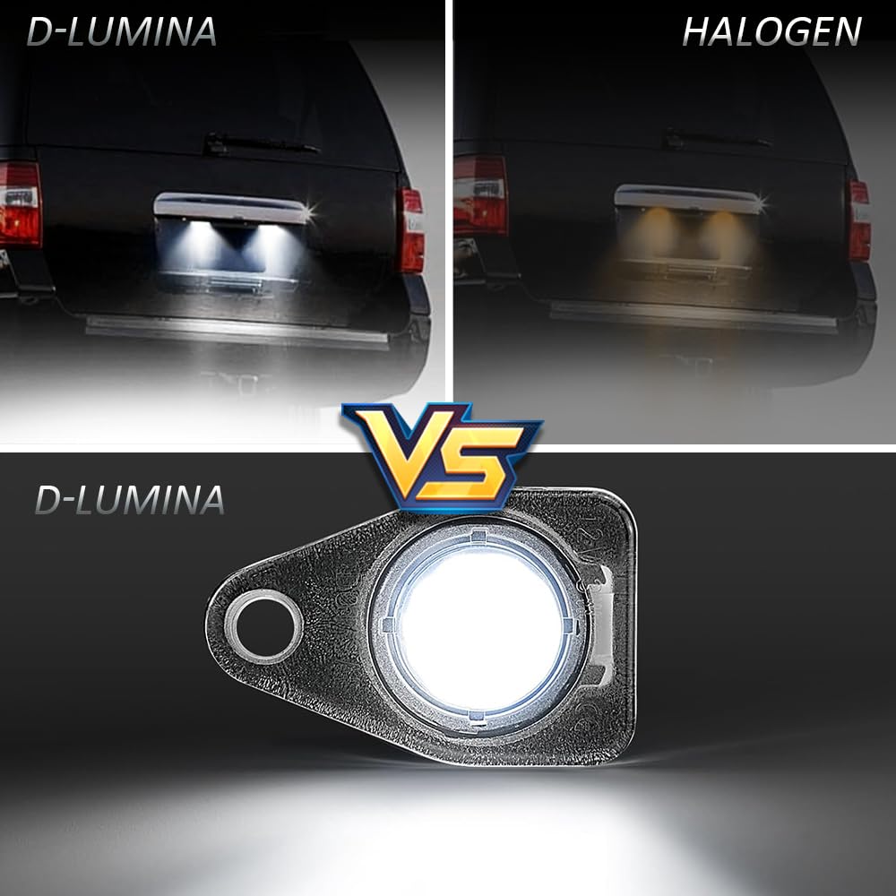 D-Lumina Navigator right license plate light enhances nighttime rear illumination.