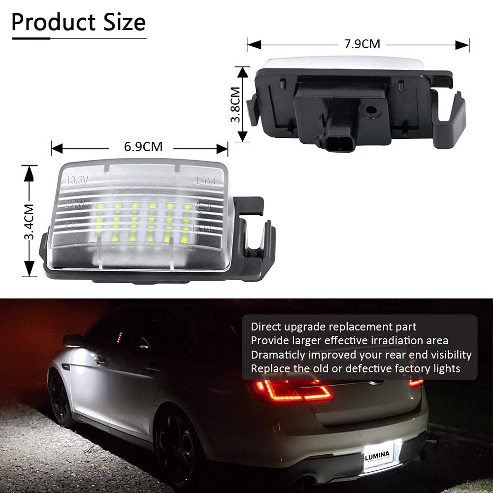 D-Lumina license plate light packaging demonstrates plug-and-play installation convenience