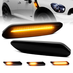 D-Lumina Mini Cooper front-left LED side marker for enhanced signaling