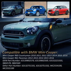 D-Lumina Mini Cooper rear-right LED side marker boosts daytime visibility