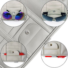 Da by glasses clip secures sunglasses within easy reach.