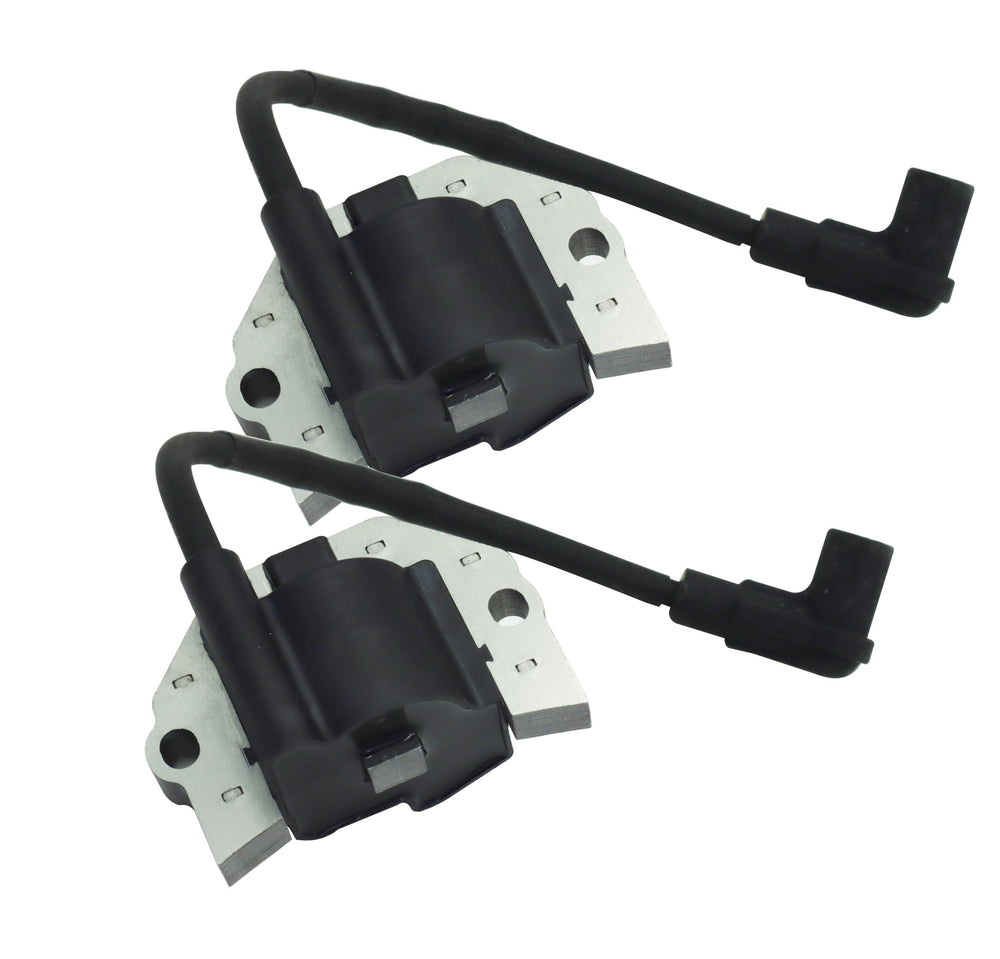 Close-up of coil module with spark plug included for Kawasaki.