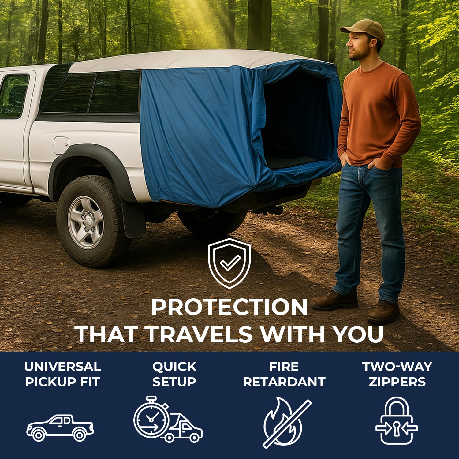 DAC DA2 weather-resistant fabric withstands outdoor use
