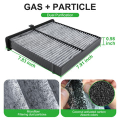 Dacall activated-carbon cabin filter for CX-30 enhances filtration and odor adsorption.