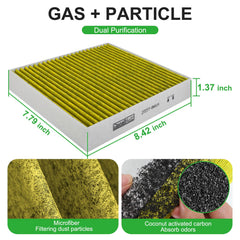 Dacall Altima 2.5L cabin filter for improved interior air quality.