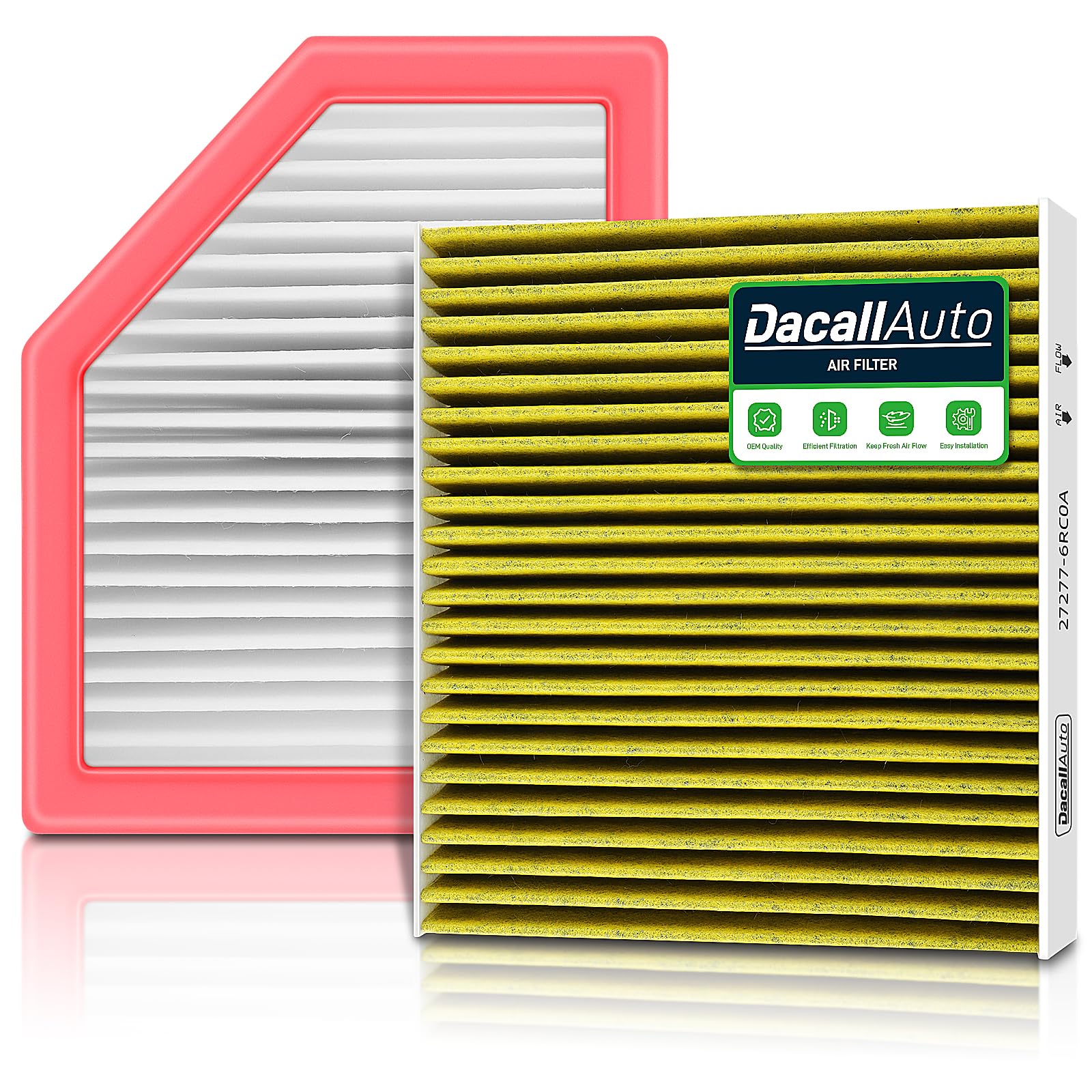 Dacall cabin filter with four-stage activated carbon design for fresher cabin air