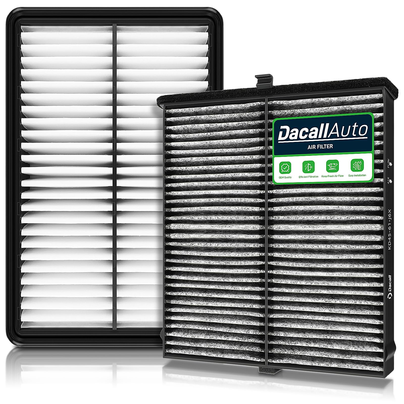 Dacall cabin filter for Mazda 3 2014-2018 improves cabin air and reduces odors