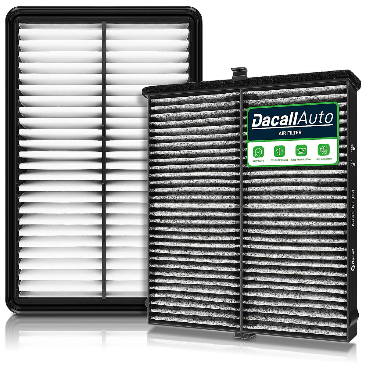 Dacall cabin filter for Mazda 3 2014-2018 improves cabin air and reduces odors