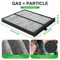 Dacall cabin filter for Mazda 6 2014-2021 promotes fresher interior air