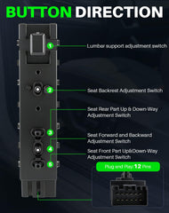 Dacall driver-side switch for Ford Expedition highlights durable build and quick response.