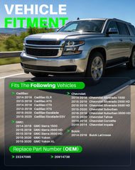 Dacall Silverado front-left seat switch enables quick, reliable seat control on long drives